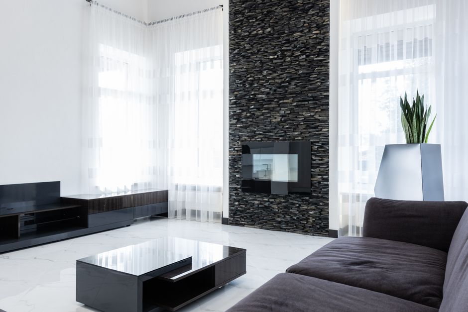 Kamin na drva Nordic Crna